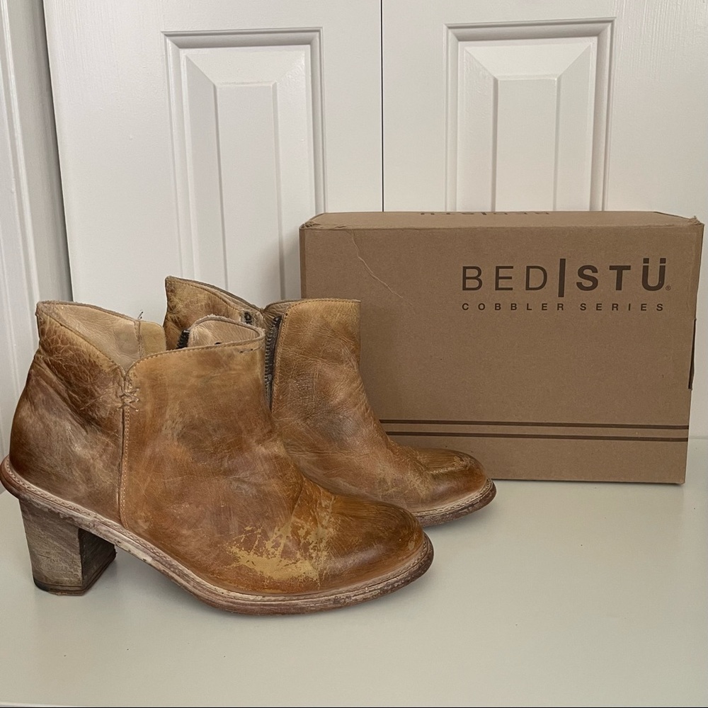 Bed Stu Sonic Boot Tan Rustic Size 8